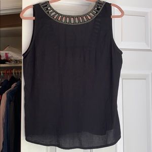 Black Beaded top